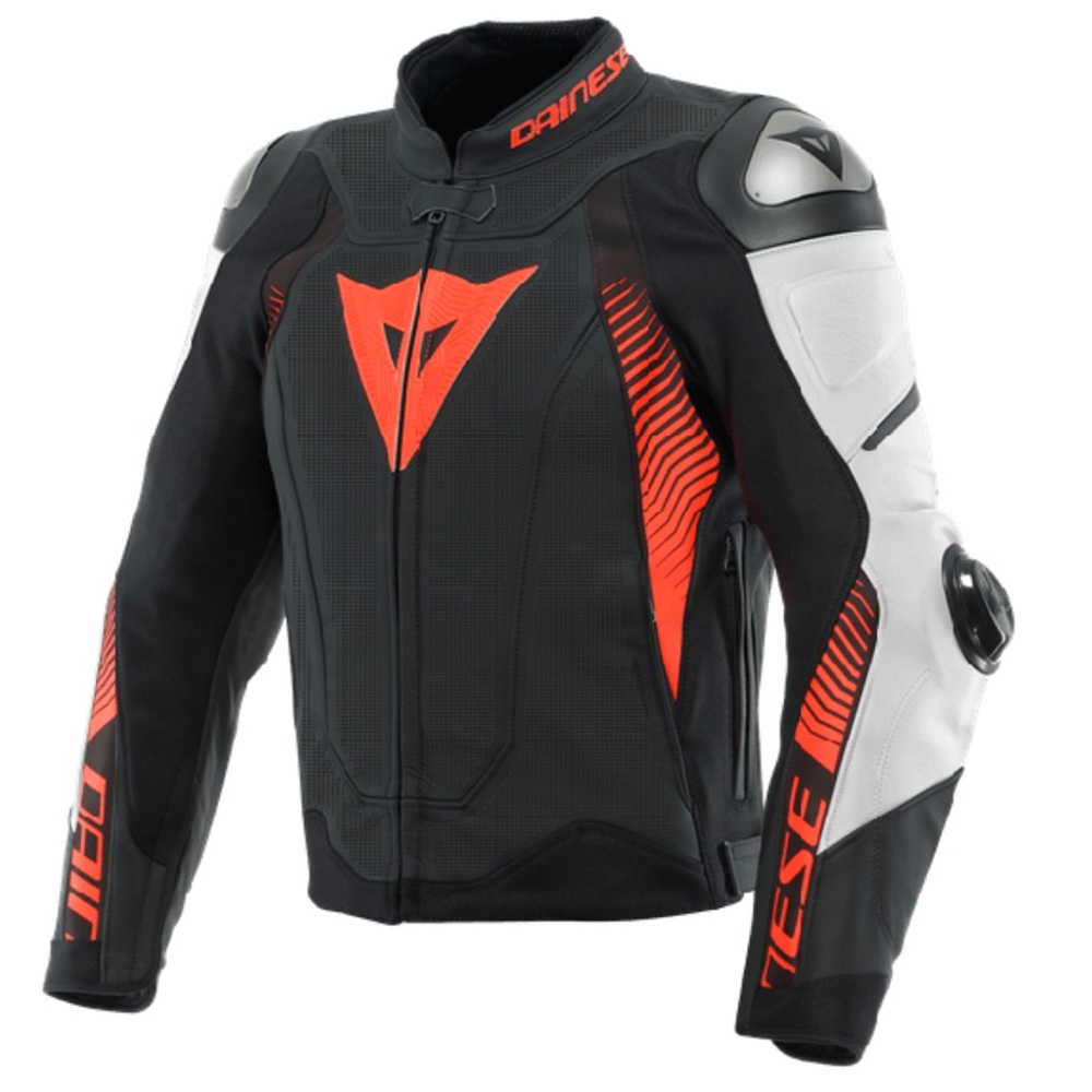 Dainese Super Speed 4 Black and Red Men's Motorcycle jacket